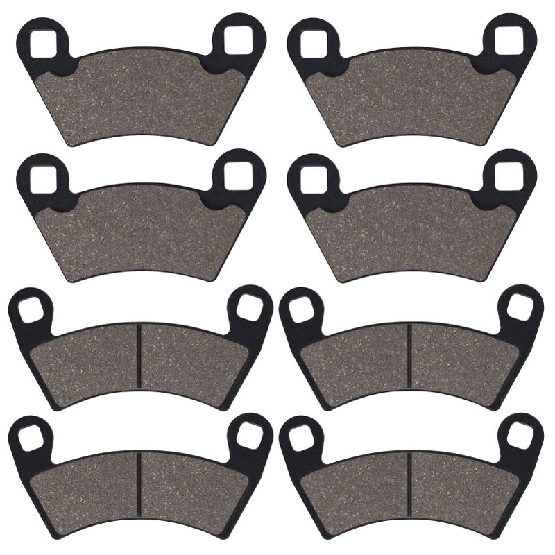 cyleto Ranger 900 800 Brake Pads for Polaris Ranger 700 570 500 Compatible With Polaris RZR 900 XP Crew 500 RZR 4 800 RZR 900 XP Front and Rear - Image 2